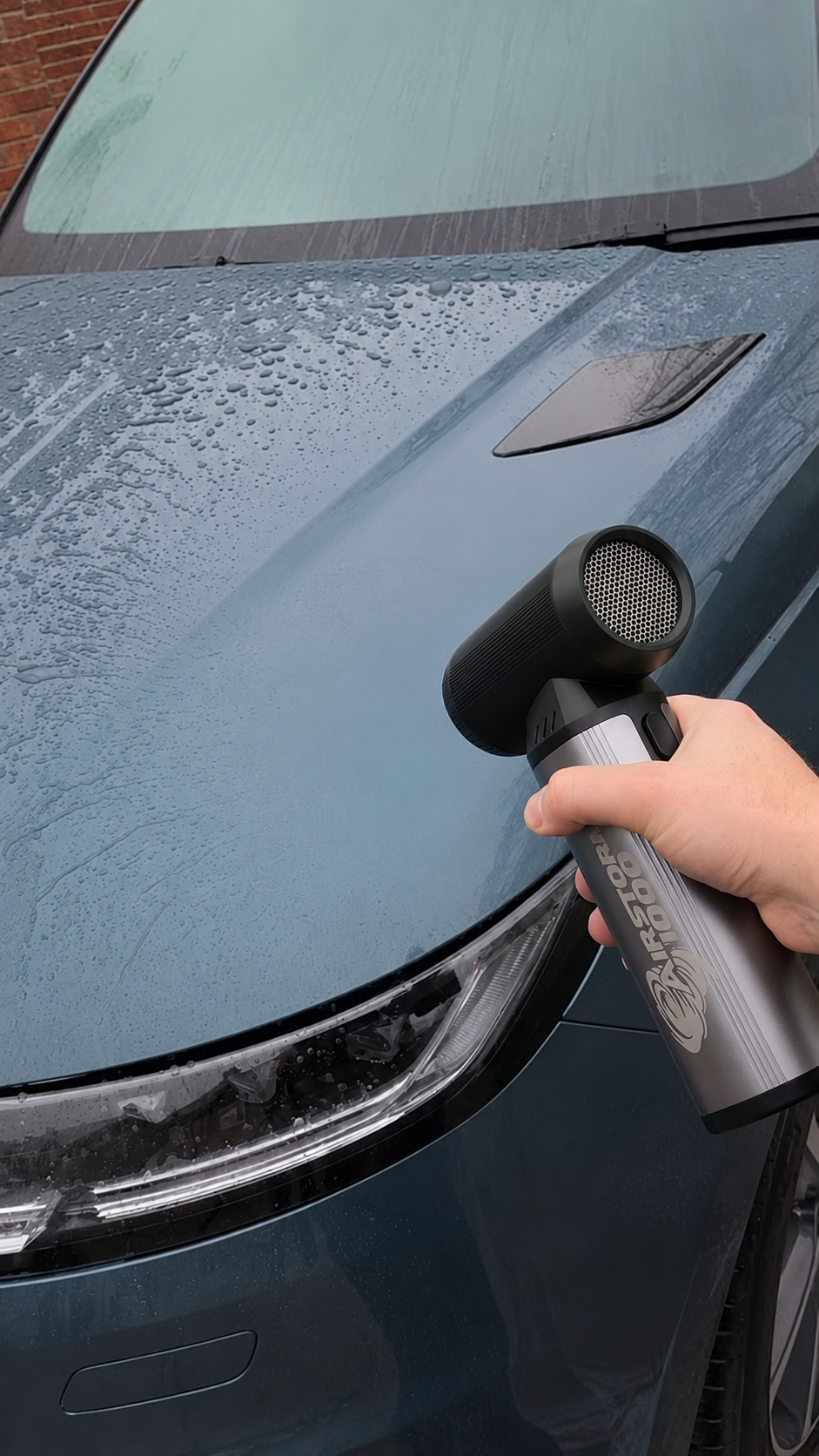 Cordless Handheld Air Duster & Fan AirStorm 1000: 180,000 RPM, With LED Light, 100-Min Battery, >1lb, 18W Fast Charge