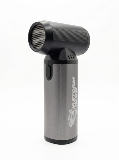 Cordless Handheld Air Duster & Fan AirStorm 1000: 180,000 RPM, With LED Light, 100-Min Battery, >1lb, 18W Fast Charge